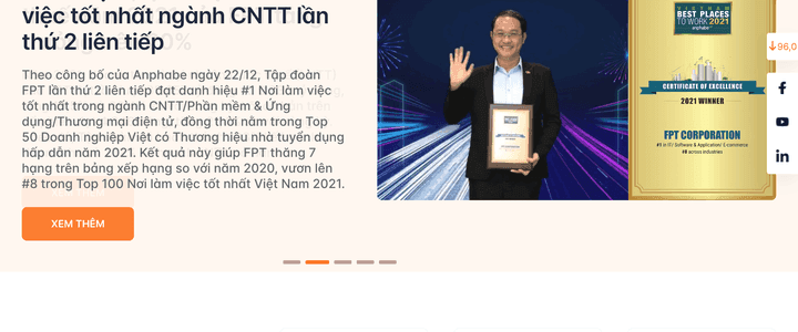 FPT Corporation screenshot