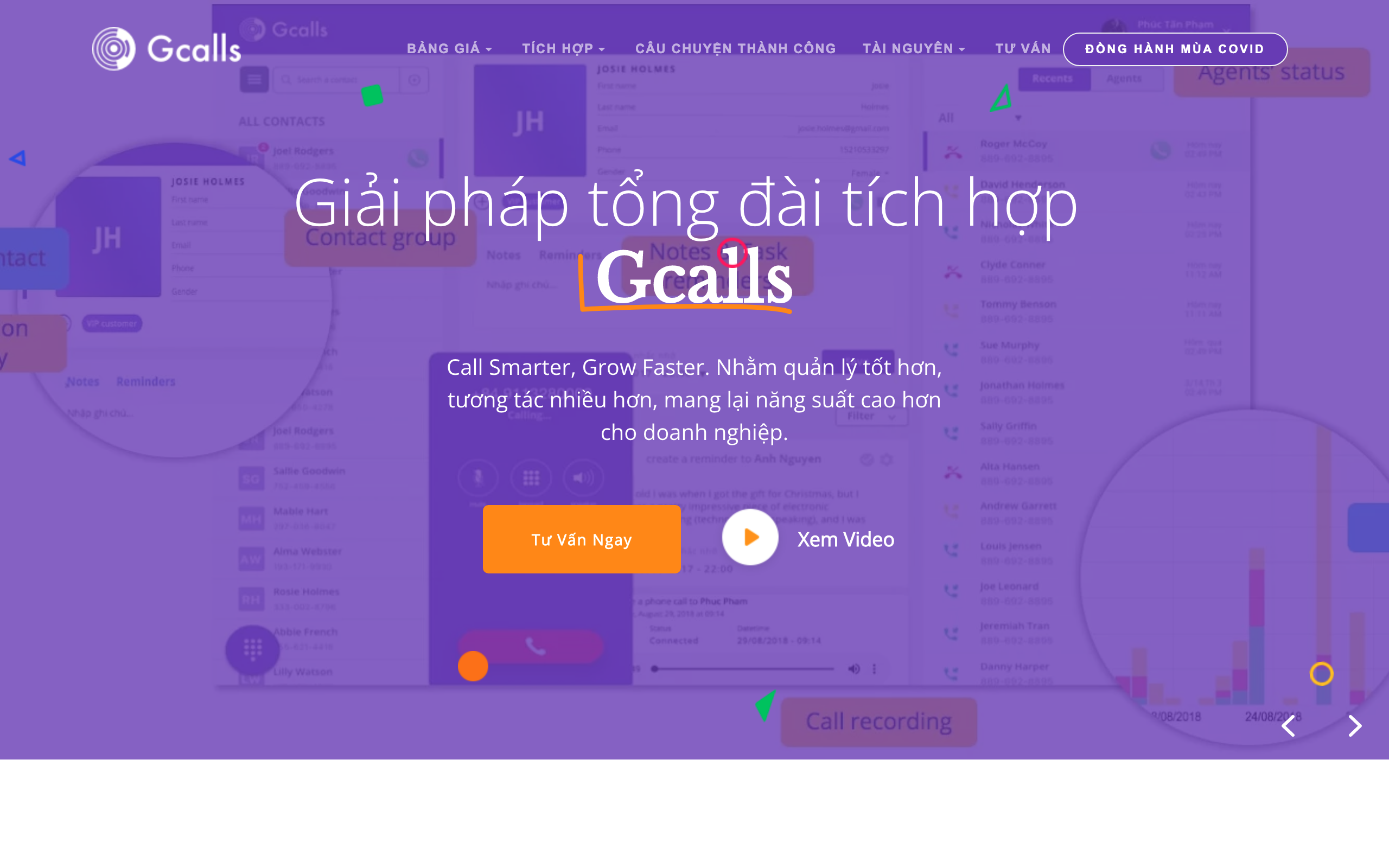 Gcalls