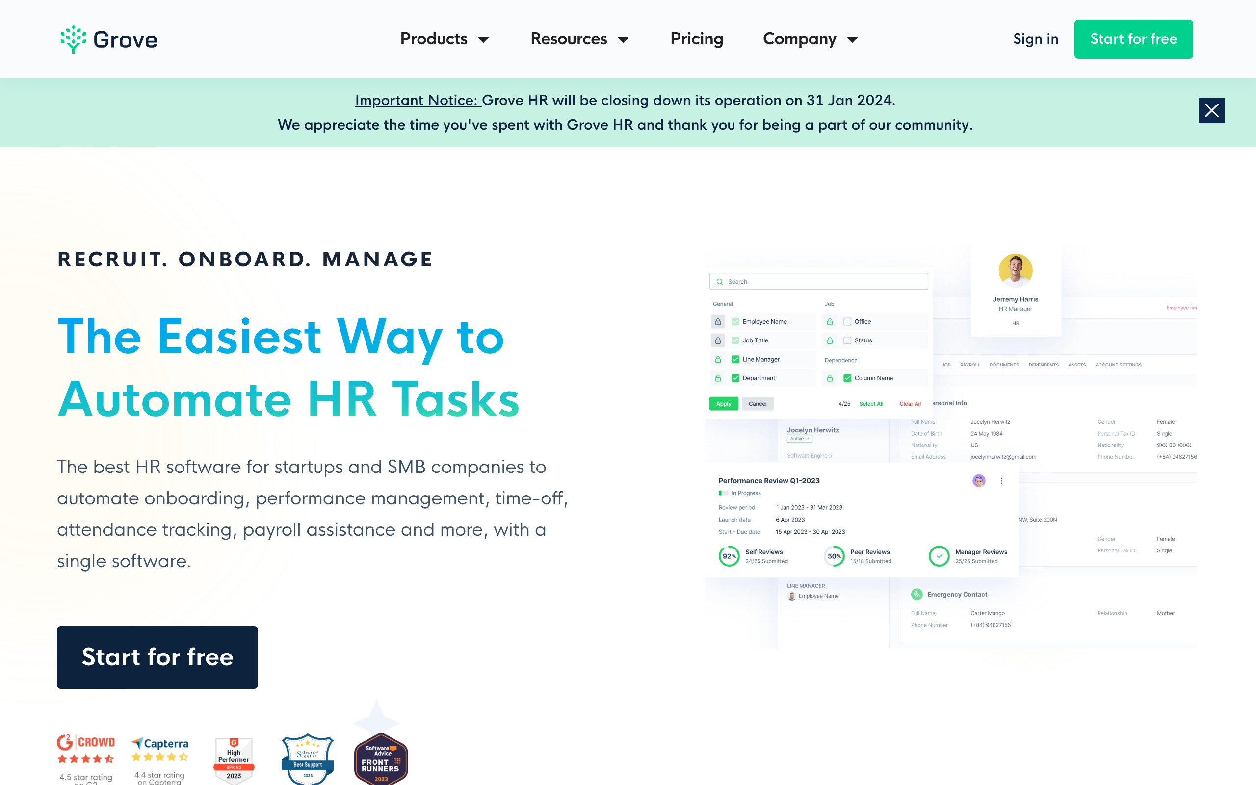 Grove HR