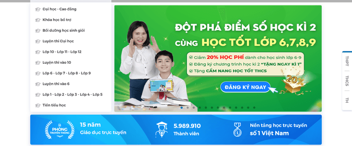 Hocmai.vn screenshot