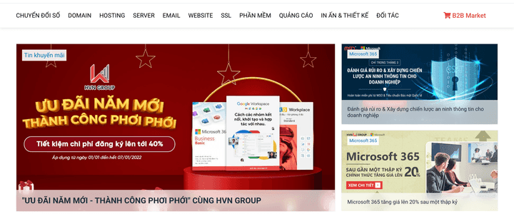 HVN Group screenshot