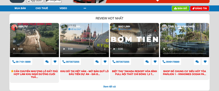 Nhadat24h.net screenshot