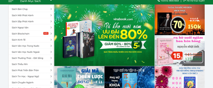 Vinabook.com screenshot